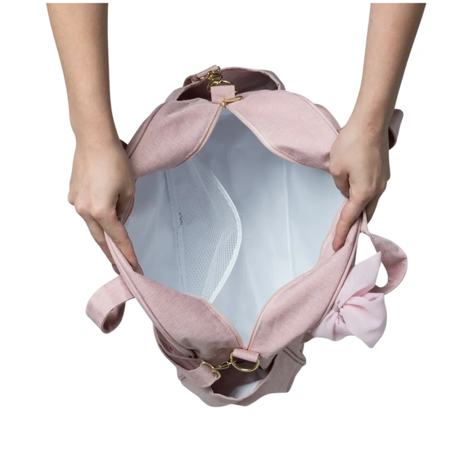 Bolsa Maternidade Grande - Coleção Floral - Rosa