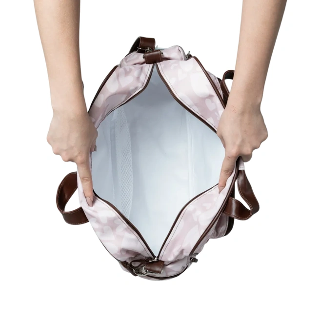 Bolsa Maternidade Grande - Coleção Coração - Rosa