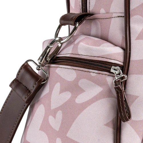 Bolsa Maternidade Grande - Coleção Coração - Rosa