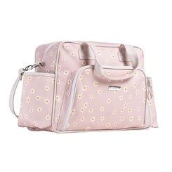 Bolsa Maternidade Grande - Coleção Margarida - Rosa