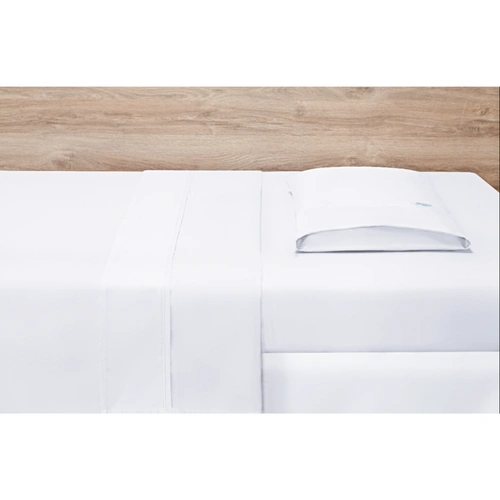 Jogo de Lençol para Berço Basic 3 peças - Percal 100 % algodão - Branco