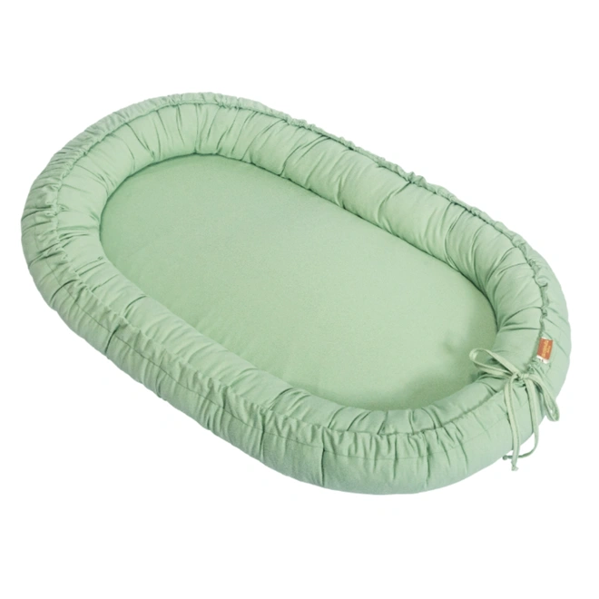 Ninho Redutor de Berço - 100% Algodão - Erva Doce