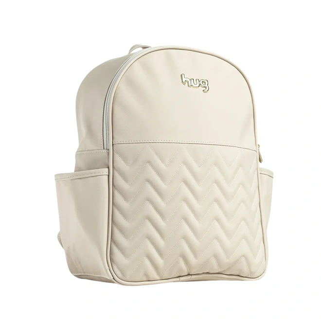 Mochila Maternidade - Coleção Zig Zag - Bege