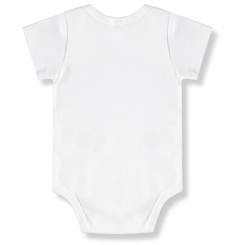 Body Manga Curta em Suedine - Branco Especial