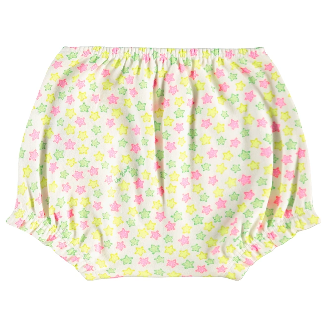 Conjunto Body e Short em Suedine Girafa e Estrelas - Natural