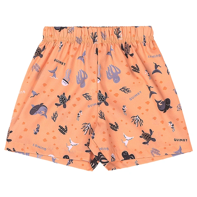 Conjunto Camiseta Regata em Malha e Bermuda em Microfibra - Chumbo