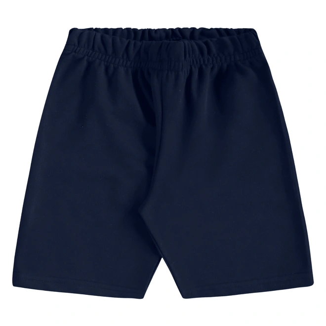 Conjunto Camiseta Regata em Malha e Bermuda em Moletom - Natural