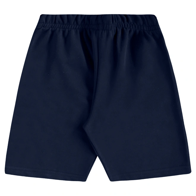 Conjunto Camiseta Regata em Malha e Bermuda em Moletom - Natural