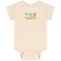 Body Manga Curta em Suedine - Bege