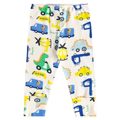 Calça em Suedine Estampa Abstrata Divertida - Natural