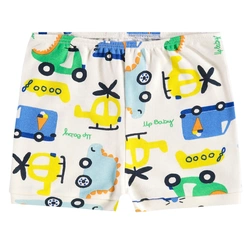 Short em Suedine Estampa Abstrata Divertida - Natural