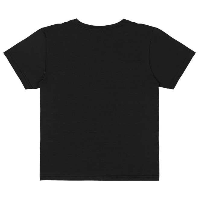 Conjunto Camiseta e Bermuda em Malha Dry Fit - Preto