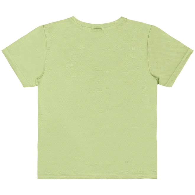 Conjunto Camiseta e Bermuda em Malha Dry Fit - Verde Paraíso