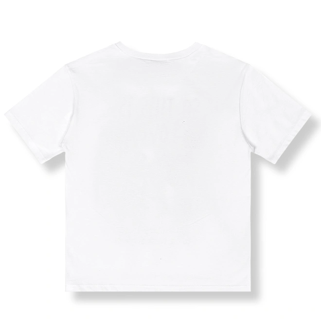 Conjunto Blusa em Malha e Bermuda em Cotton Strawberry - Branco Especial