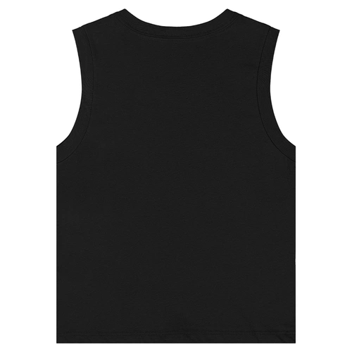 Camiseta Regata Básica em Meia Malha - Preto