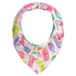 Babador em Suedine Estampa Abstrata - Off White