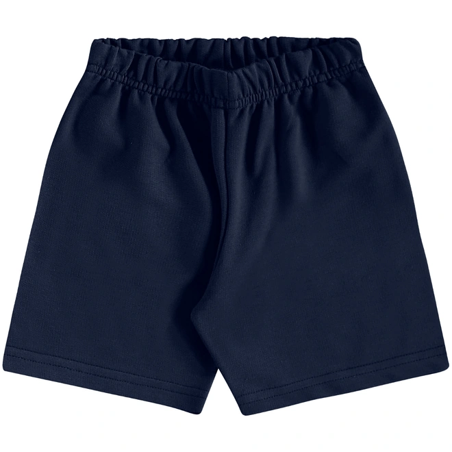 Conjunto Camisa Meia Manga em Malha e Bermuda em Microfibra Tubarão - Marrom Argila