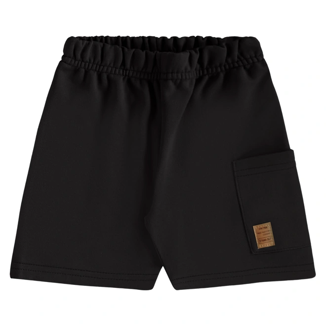 Conjunto Camisa Meia Manga em Malha e Bermuda em Moletom -Verde Limão