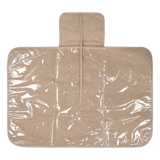 Trocador de Fraldas Portátil Bublim Petit Estampado - Urso Espacial Bege