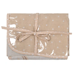 Trocador de Fraldas Portátil Bublim Petit Estampado - Urso Espacial Bege