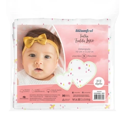 Toalha Fralda Luxo Estampada - 3 unidades