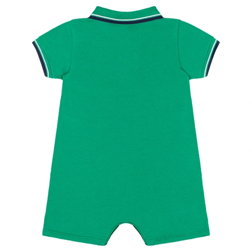 Macaquinho Polo Meia Manga em Piquet - Verde Azevinho