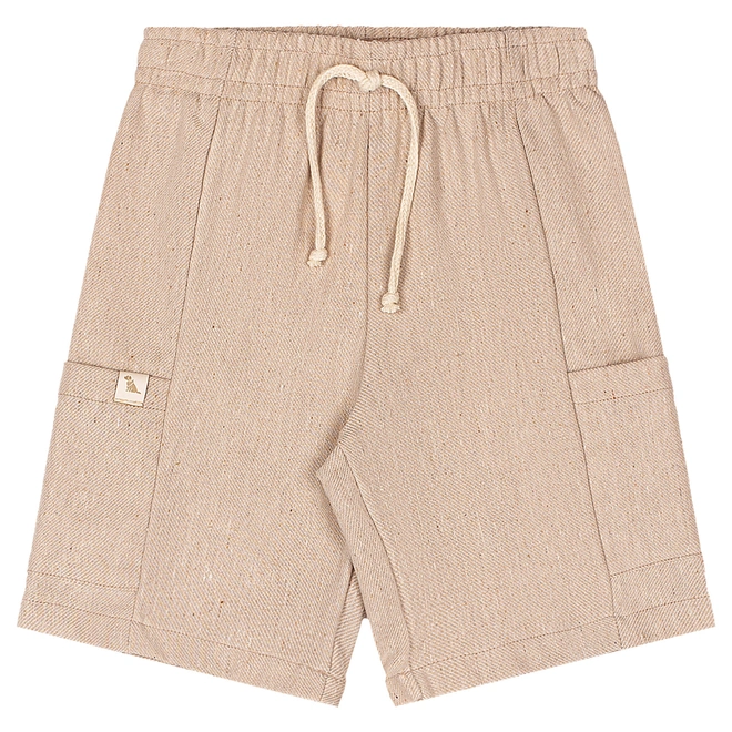 Conjunto Camisa em Tecido e Bermuda em Tecido Sarjado - Branco Especial