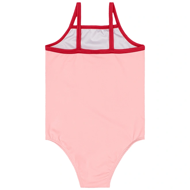 Maiô em Malha Poliester Coração - Vermelho