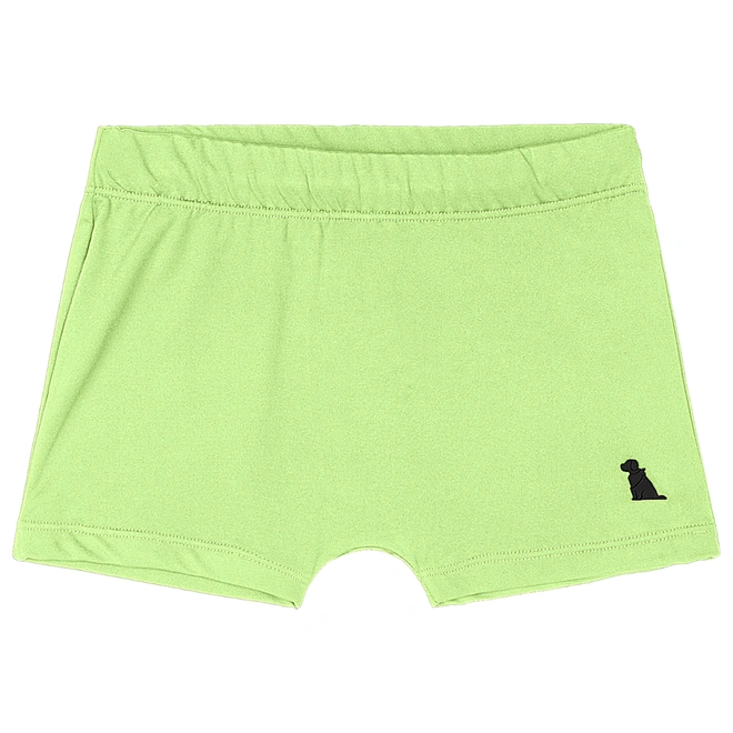 Sunga Boxer de Praia em Malha Poliéster - Verde Paraíso